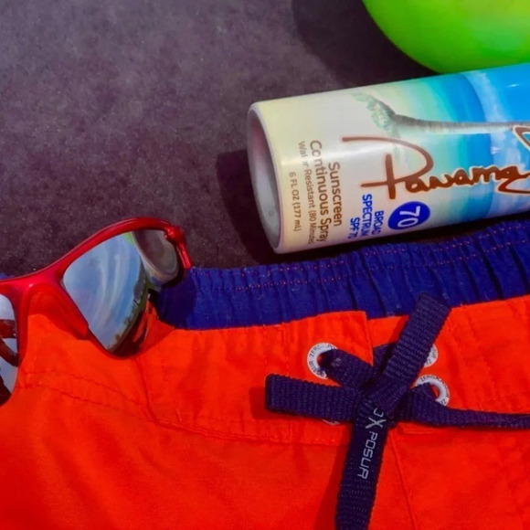 CUTE Boys Zero Xposur Swim Board Shorts sz S-8 - Picture 3 of 8